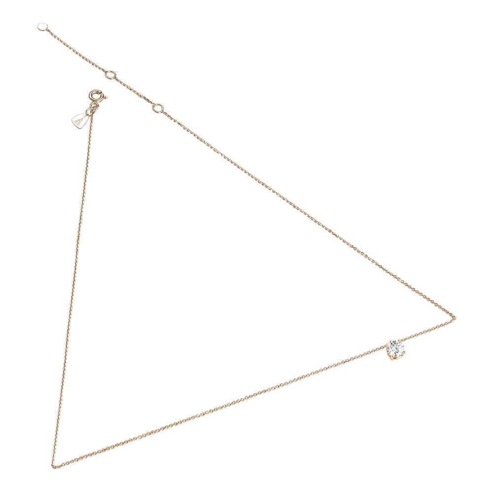 Collier Lepage Chéri en or rose diamant