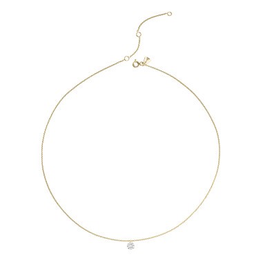Collier Lepage Joli Cœur en or jaune diamant