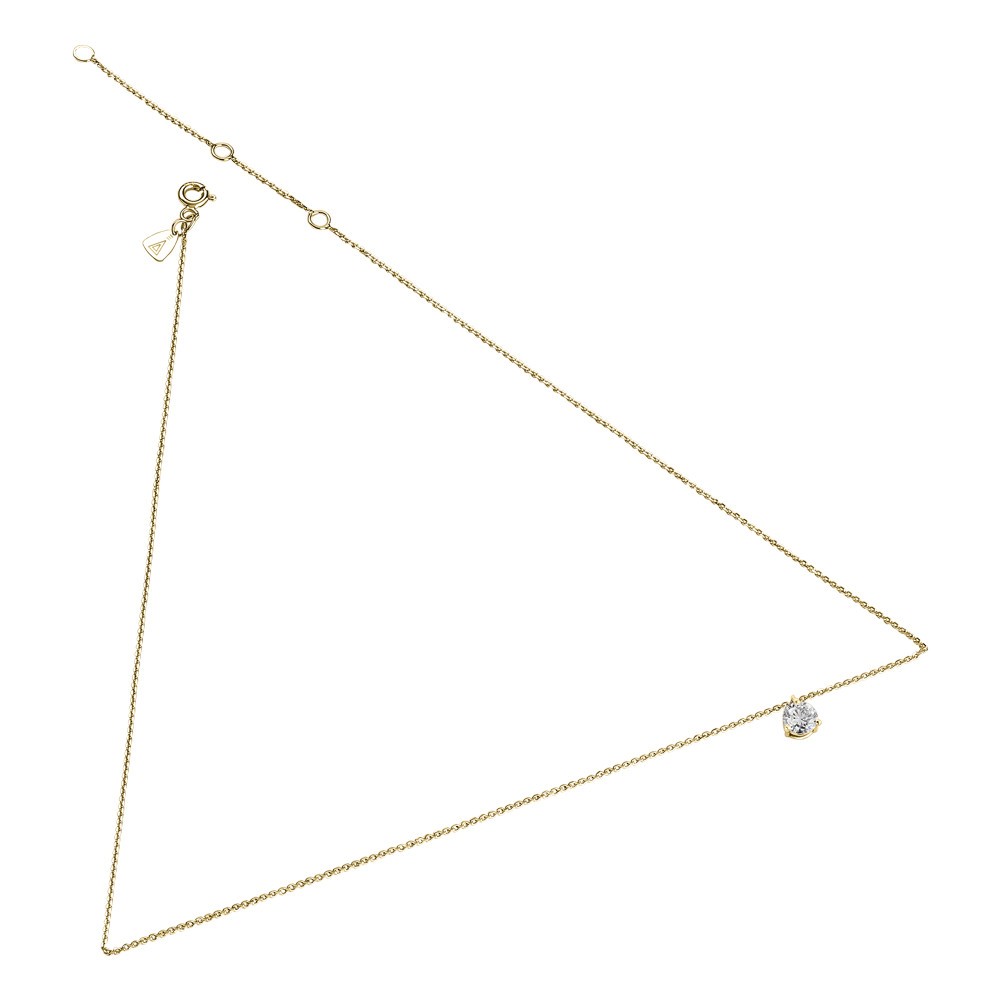 Collier Lepage Joli Cœur en or jaune diamant