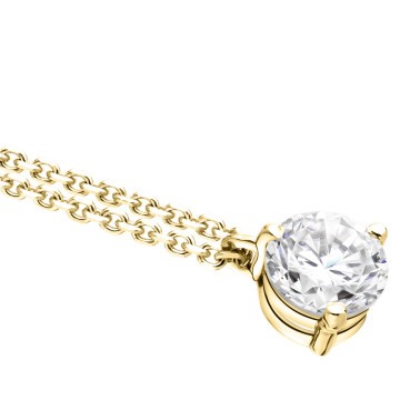 Collier Lepage Joli Cœur en or jaune diamant