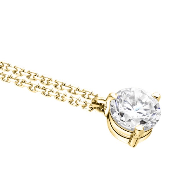 Collier Lepage Joli Cœur en or jaune diamant
