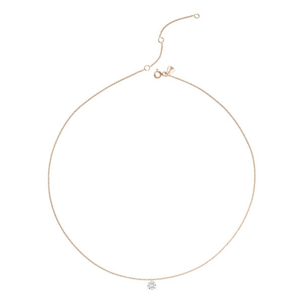 Collier Lepage Joli Cœur en or rose diamant