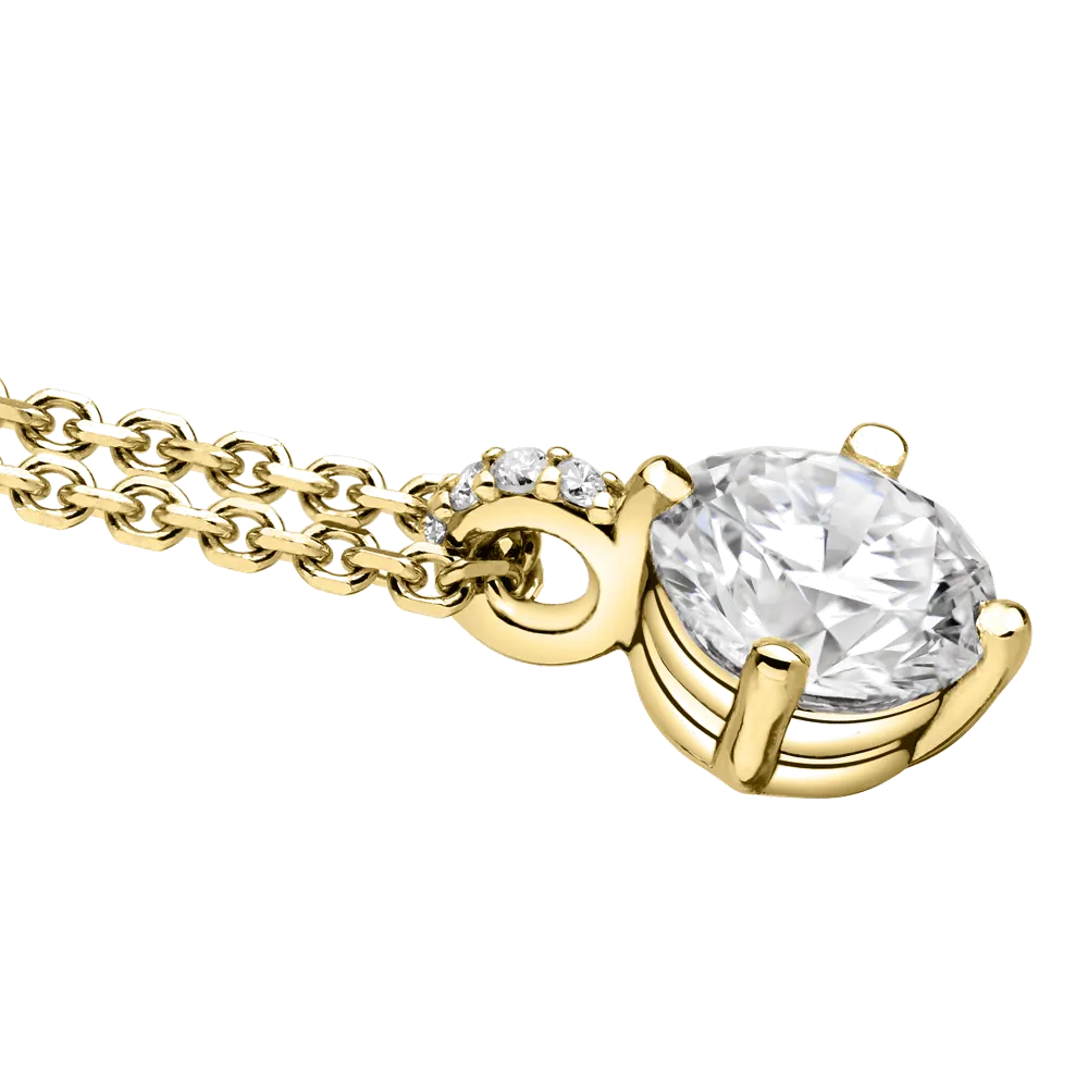 Collier Lepage Comtesse en or jaune diamants