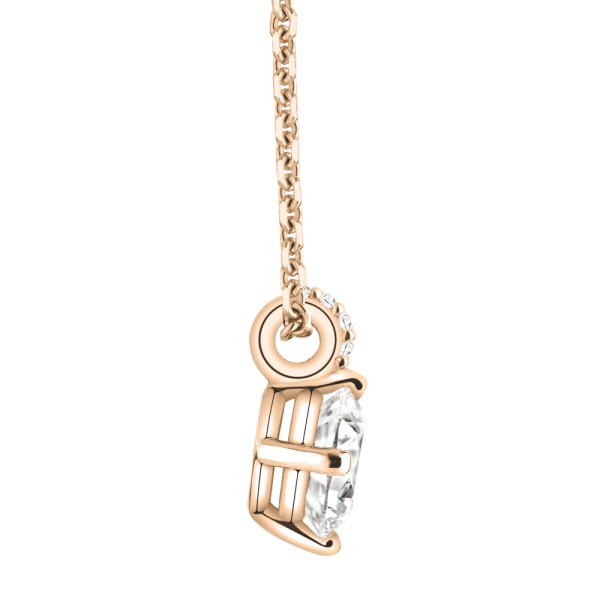 Collier Lepage Comtesse en or rose diamants