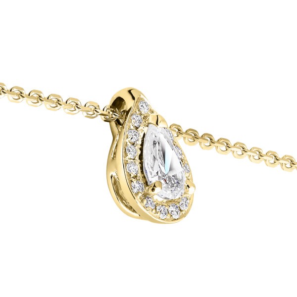 Collier Lepage Marceau en or jaune diamants