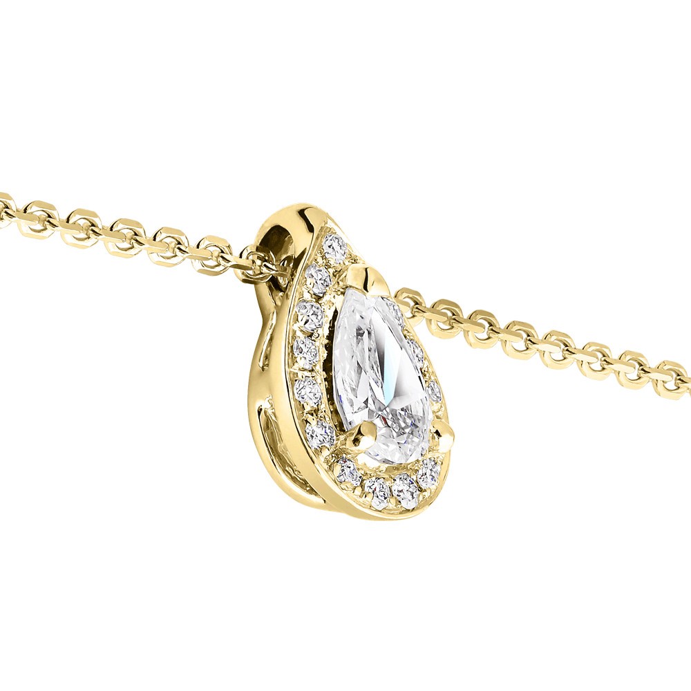 Collier Lepage Marceau en or jaune diamants