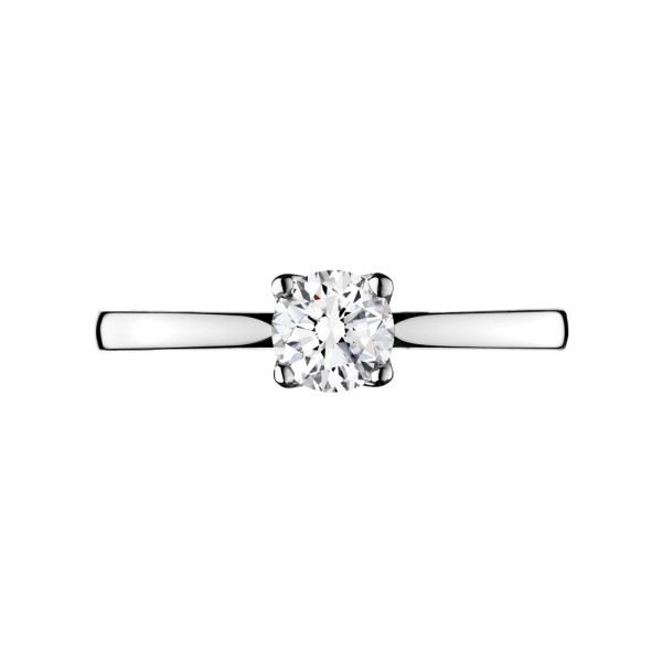 Solitaire Lepage Désir en or blanc diamant