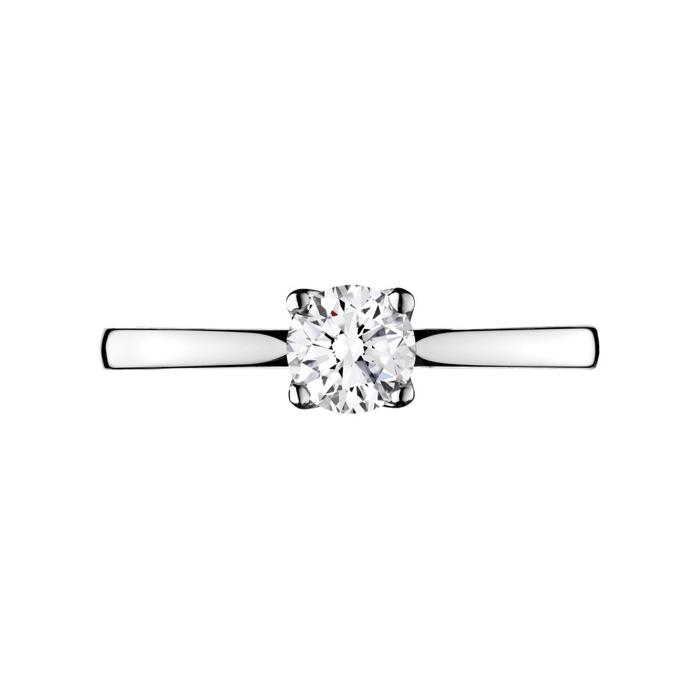 Solitaire Lepage Désir en or blanc diamant
