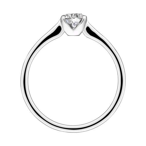Solitaire Lepage Désir en or blanc diamant