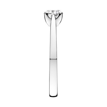 Solitaire Lepage Désir en or blanc diamant