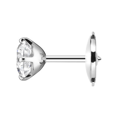 Boucles d'oreilles Evidence en or blanc diamants