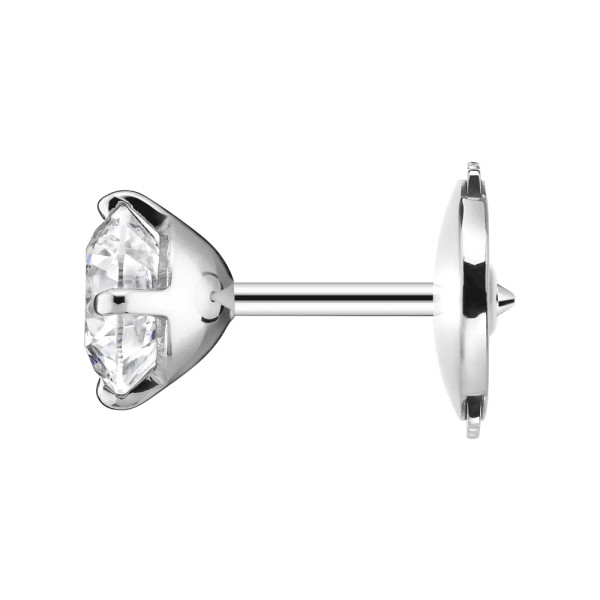 Boucles d'oreilles Evidence en or blanc diamants