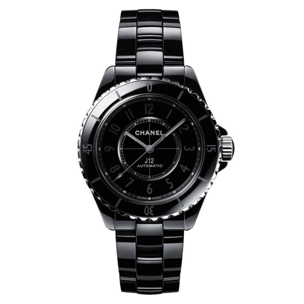 Montre Chanel J12 Phantom bracelet céramique noire 38 mm