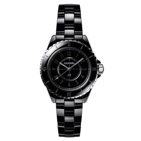 Montre Chanel J12 Phantom cadran noir bracelet céramique 33 mm