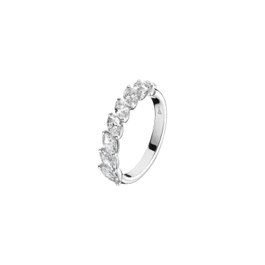 Alliance Lepage Suzanne en or blanc diamants
