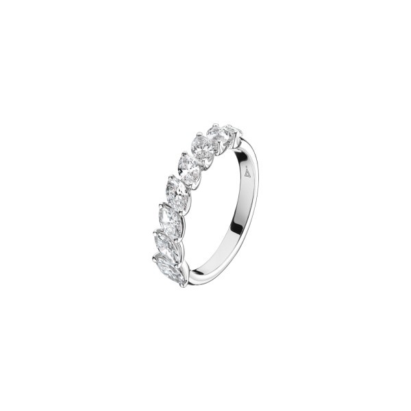 Alliance Lepage Suzanne en or blanc diamants