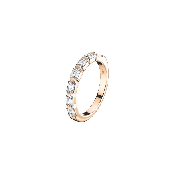 Alliance Lepage Fougueuse en or rose diamants