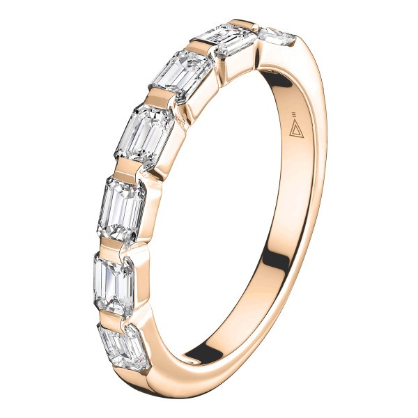 Alliance Lepage Fougueuse en or rose diamants