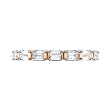 Alliance Lepage Fougueuse en or rose diamants