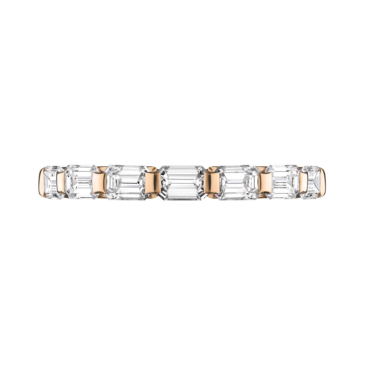 Alliance Lepage Fougueuse en or rose diamants