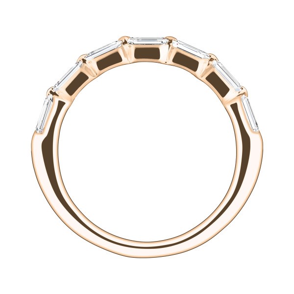 Alliance Lepage Fougueuse en or rose diamants