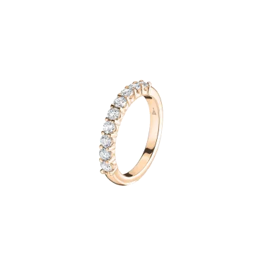 Alliance Lepage Majesté en or rose diamants