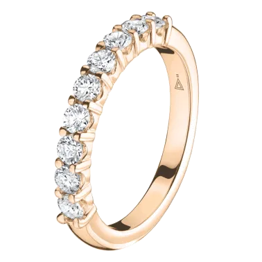 Alliance Lepage Majesté en or rose diamants