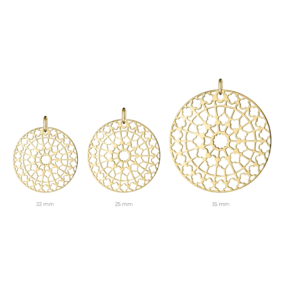 Médaille Lepage Colette Notre-Dame en or jaune