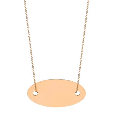 Collier Ginette NY Sequin en or rose