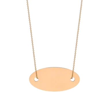 Collier Ginette NY Sequin en or rose