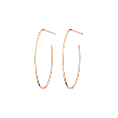 Créoles Ginette NY Ellipse en or rose