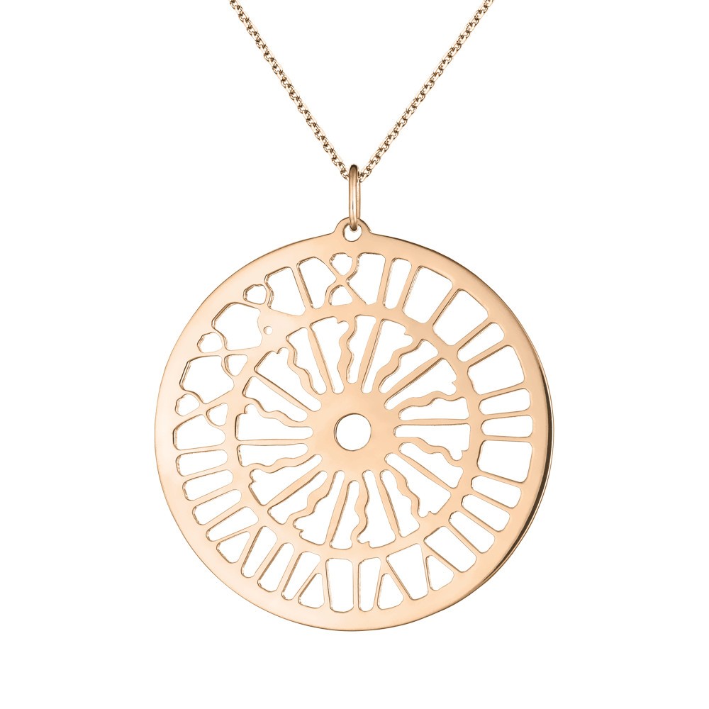 Médaille Lepage Colette Gros Horloge en or rose