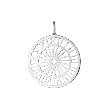 Médaille Lepage Colette Gros Horloge en or blanc