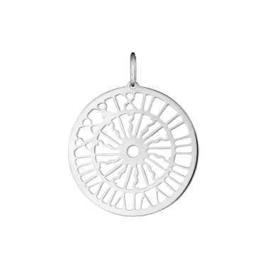 Médaille Lepage Colette Gros Horloge en or blanc