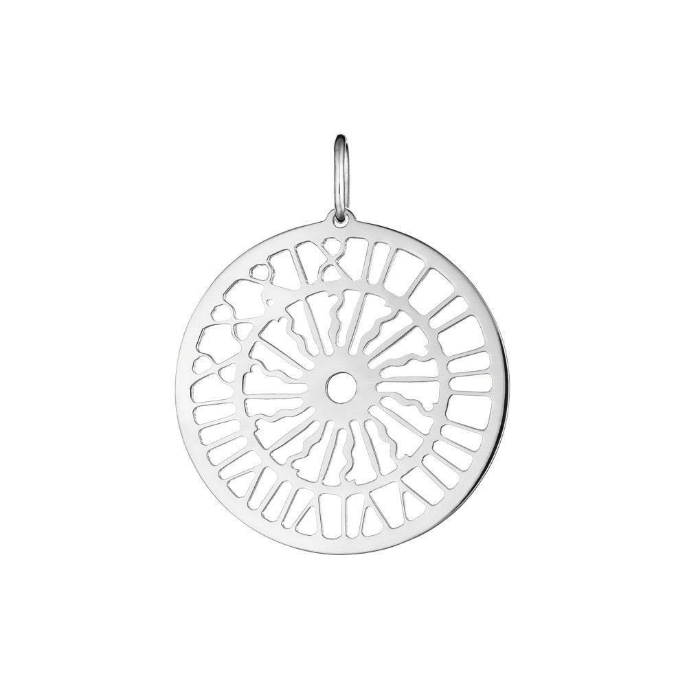 Médaille Lepage Colette Gros Horloge en or blanc