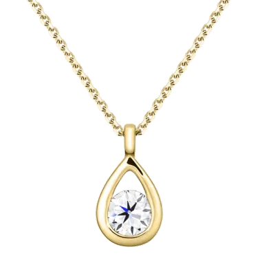 Collier Lepage Clyde en or jaune et diamant