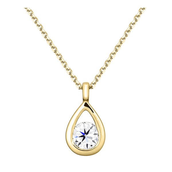 Collier Lepage Clyde en or jaune diamant brillant