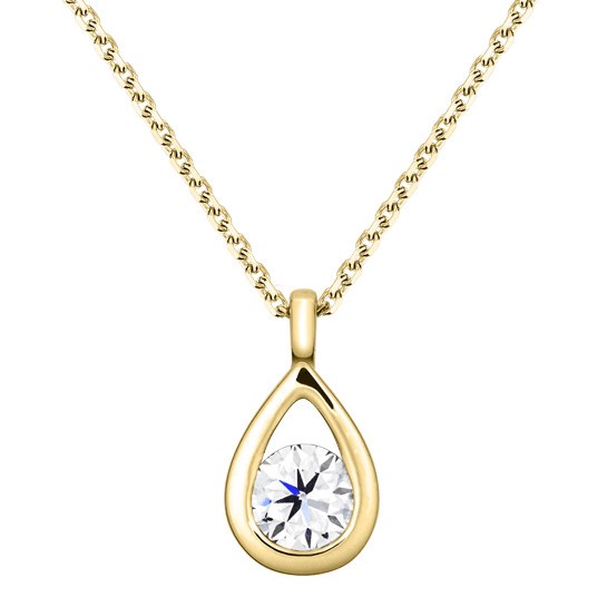 Collier Lepage Clyde en or jaune diamant brillant