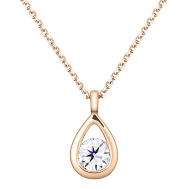 Collier Lepage Clyde en or rose diamant brillant