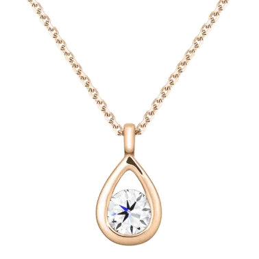 Collier Lepage Clyde en or rose diamant brillant