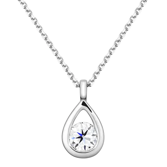 Collier Lepage Clyde en or blanc et diamant