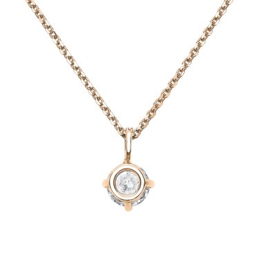 Collier Lepage Comtesse en or rose et diamants