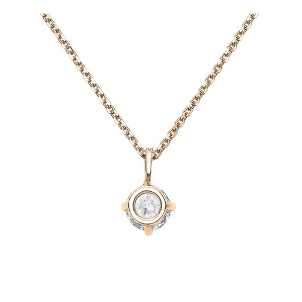 Collier Lepage Comtesse en or rose et diamants