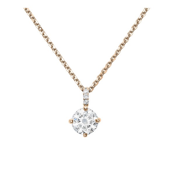 Collier Lepage Comtesse en or rose et diamants