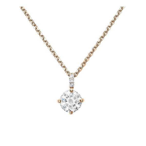 Collier Lepage Comtesse en or rose diamants