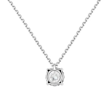 Collier Lepage Chéri en or blanc et diamant