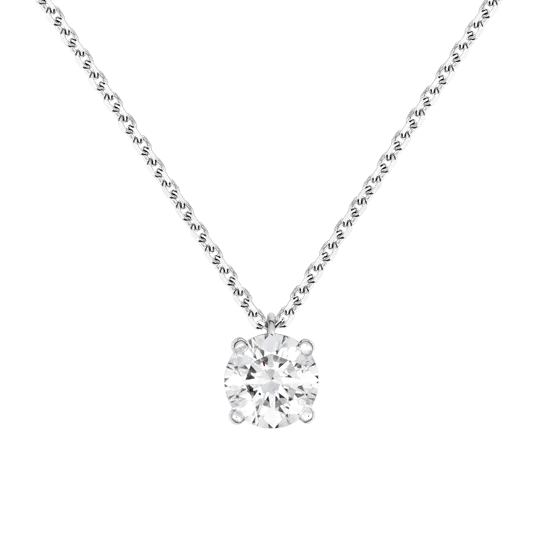 Collier Lepage Chéri en or blanc et diamant