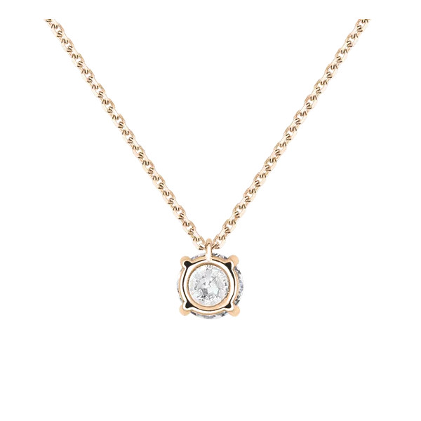 Collier Lepage Chéri en or rose diamant