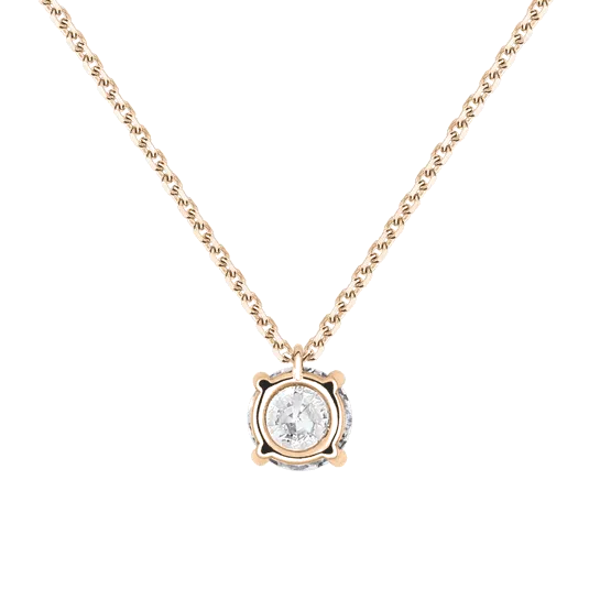 Collier Lepage Chéri en or rose diamant