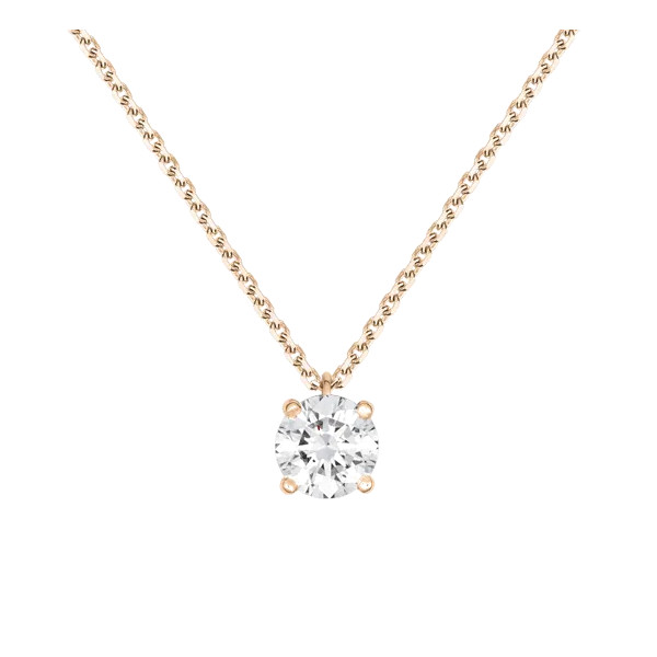 Collier Lepage Chéri en or rose diamant